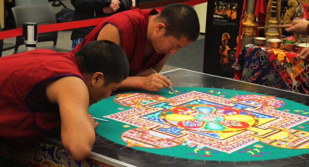 Mandala Sand Painting