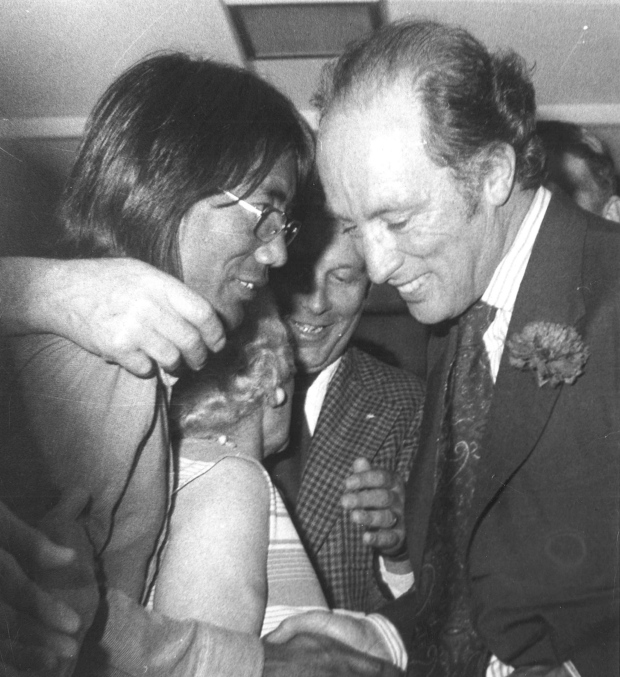 Tsering Dorjee Wangkhang meeting with former Prime Minister Pierre Trudeau. 