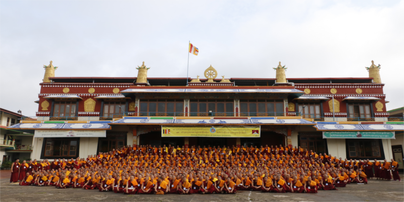 Group Picture of All the Participants at 2017 Gelug Exam