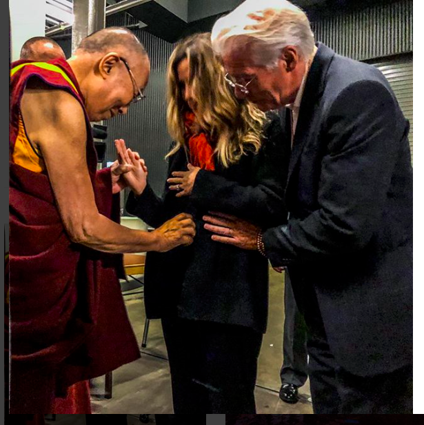 Richard Gere and Wife Receive Dalai Lama's Blessing for Their Expected Child