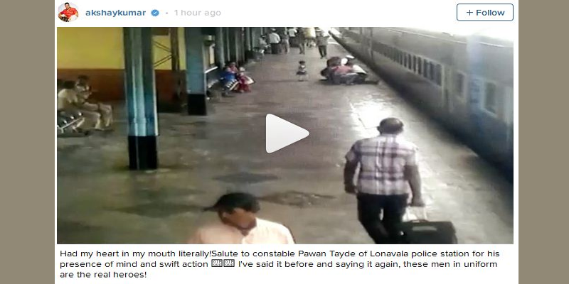 Video: Constable Saves Girl’s Life At Railway Station