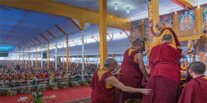 Despite China Blocking Tibetans, Dalai Lama's Kalachakra Continue Drawing Devotees
