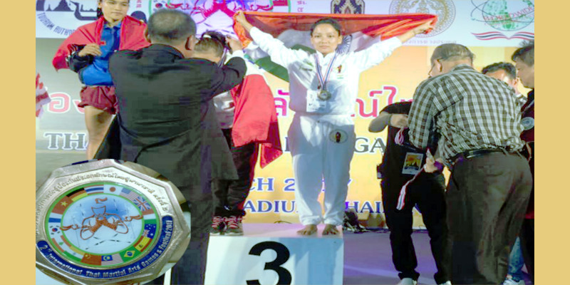 Tibetan Girl Wins Bronze In International Thai Boxing Championship