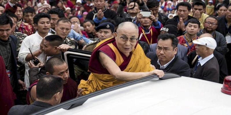 Dalai Lama Reaches Tawang To Grand Reception Following 7 Hours Drive