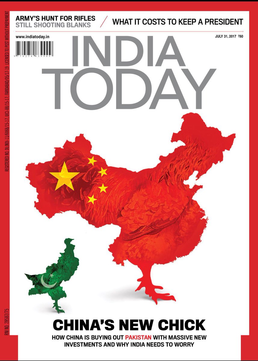 India Today magazine exclude Tibet and Taiwan from China map