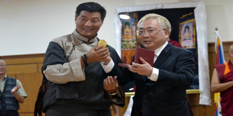 Sikyong Dr. Lobsang Sangay Conferred Takasu Award