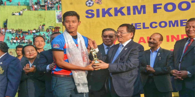 Tibetan Keeper Awarded Best Goalie At Sikkim Gold Cup