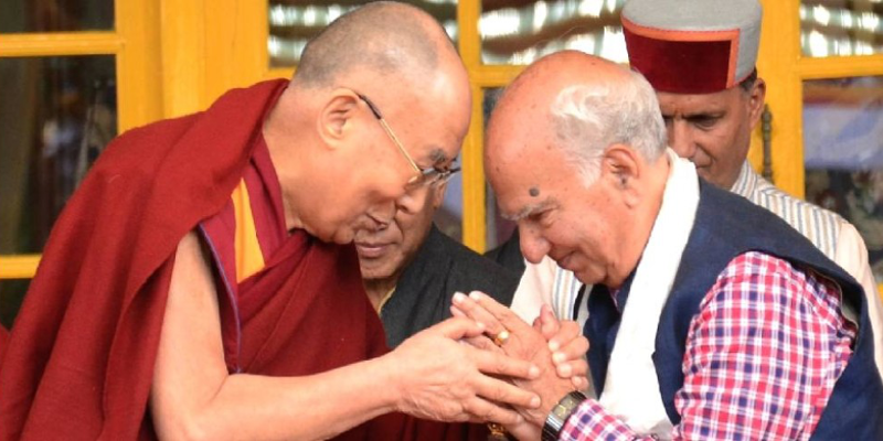 Former Chief Minister Demands Bharat Ratna For Dalai Lama