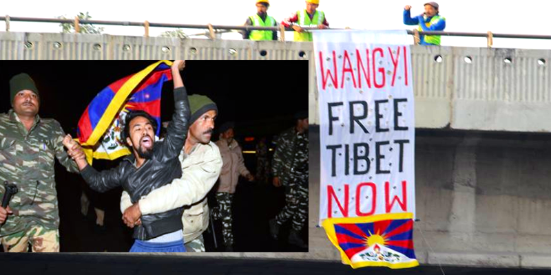 9 Tibetans Detained For Protesting Chinese Delegation In New Delhi
