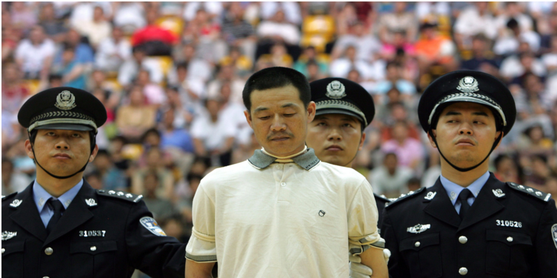 China Executed 10 Death Sentences In Public View At Stadium