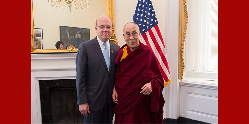 Let His Holiness the Dalai Lama Go Home: US Congressman To China