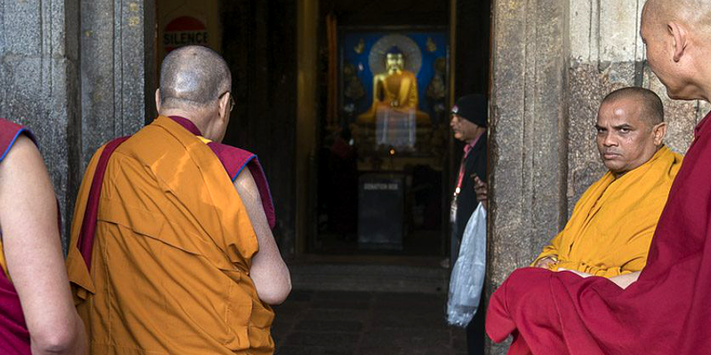 The Tibetan spiritual leader His Holiness the Dalai Lama has completed his longest sojourn at the holy site of Bodh Gaya on Sunday and left for New Delhi according the official website of his office. His Holiness left from the holy site after almost a month long stay and he is scheduled to go under medical tests before leaving fro Dharamshala.