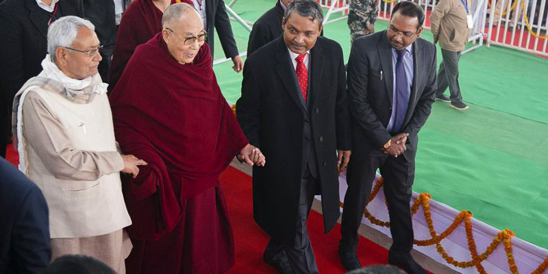 Delighted Whenever Dalai Lama Visits Bodhgaya: Bihar CM Nitish