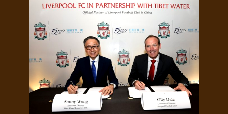 Liverpool FC Sponsorship Deal With Tibet Water Protested
