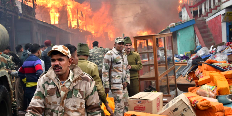 Over 30 Houses and Shops Burnt in a Massive Fire in Arunachal