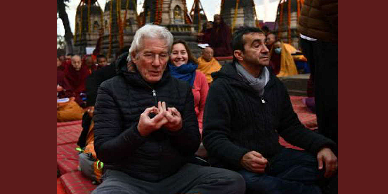 Richard Gere Arrives in Bodh Gaya To Attend Dalai Lama Teachings