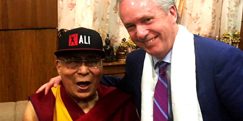 Two US Mayors Called Upon Dalai Lama in India