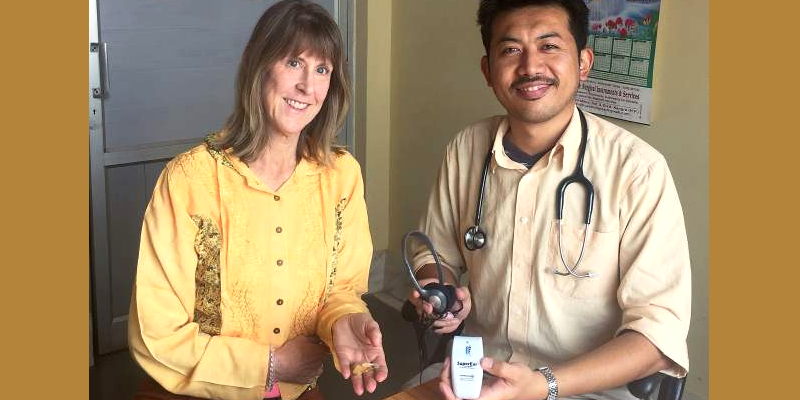 US Pathologist Shares Hearing Aids to Tibetan Refugees