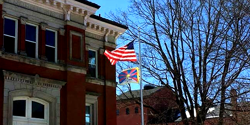 59 Days of Flying Tibetan Flag to Mark 59th Tibetan National Uprising Day in US