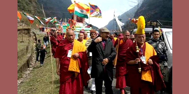 A March Begins in Tawang to Mark 60th Year of Dalai Lama's Journey to India