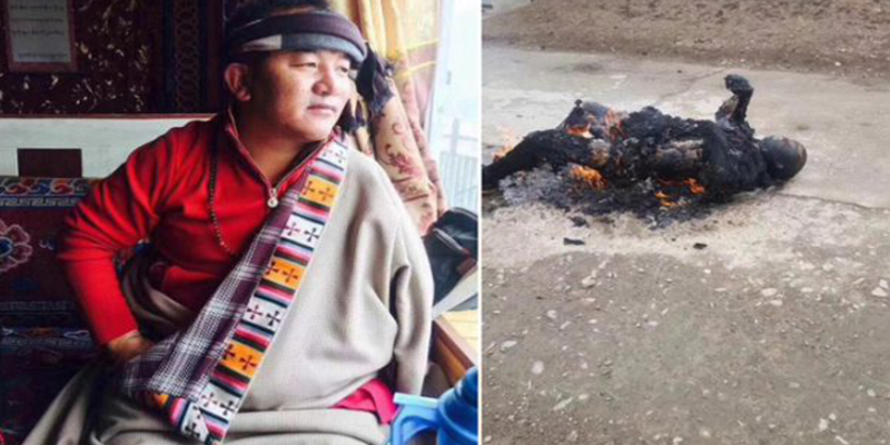 Breaking News: Tibetan Man Burns Self to Protest Against China
