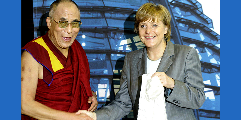 Dalai Lama Congratulates German Chancellor Angela Merkel
