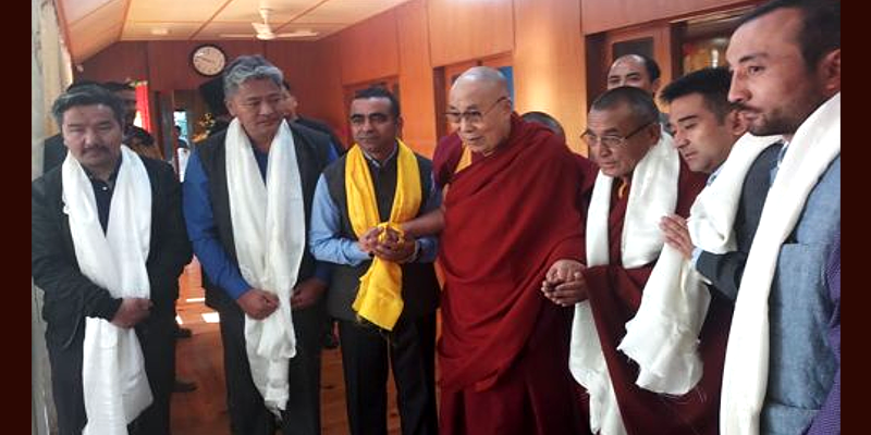 Ladakhi Delegation Meets Dalai Lama, Requests for Visit in Summer