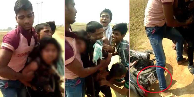 Minor Girl Cries for Help as Molesters Strip Her in Broad Daylight