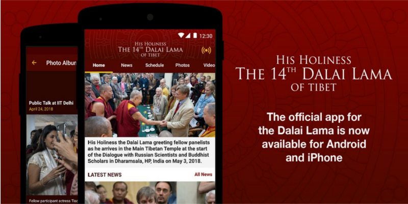 Dalai Lama’s Android App Launched – Details here