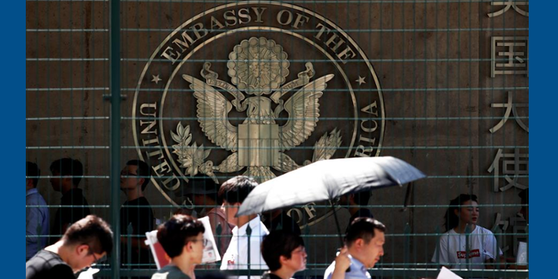 A Bomb hits the United States Embassy in China!