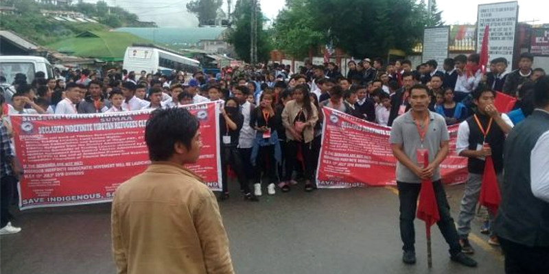 Arunachal Govt. Warns Student Union Digging a 'Non-Issue' Tibetan Rehabilitation