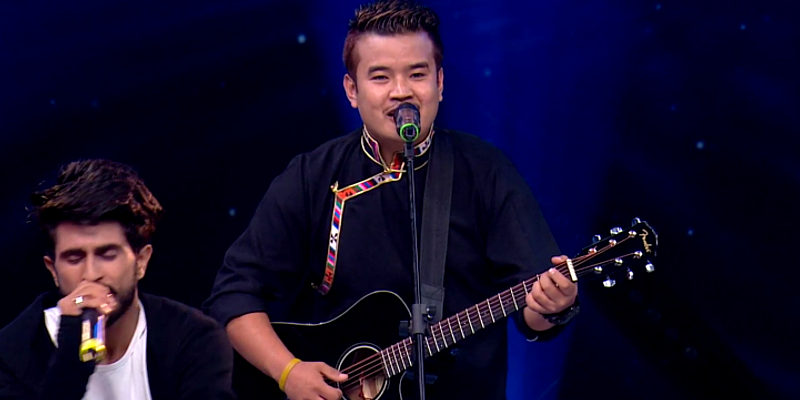 Tibetan Youth Awes Indian Music Reality Show with his Band