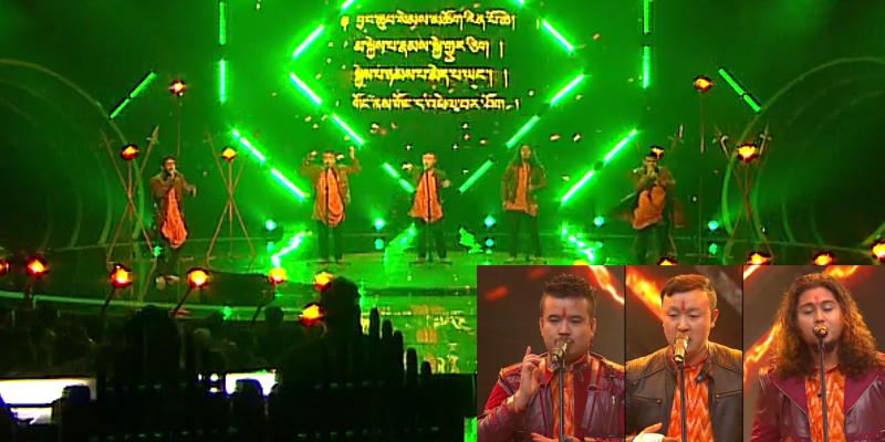 Tibetan Youth and Band Steals the Show on Indian National TV