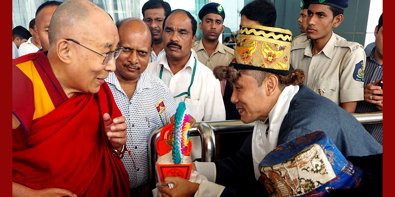 His Holiness the Dalai Lama Arrives in Goa