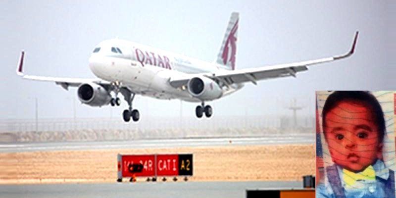 11 Month Old Baby Dies on Qatar Airways Flight to Hyderabad