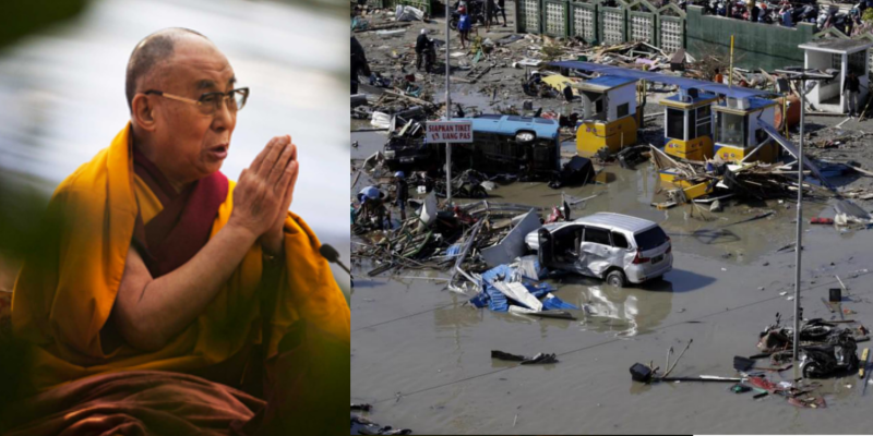 Dalai Lama Donates to Condole Indonesia Earthquake Hazard