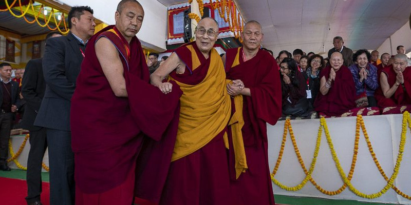 His Holiness the Dalai Lama Begins Teachings in Bodhgaya