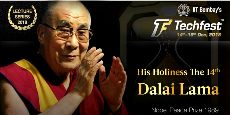 IIT Bombay TechFest to Host Lecture by His Holiness Dalai Lama