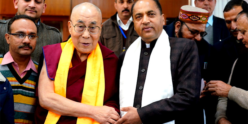 Dharamsala World Tourist Destination Due to Dalai Lama: CM at Modi Rally