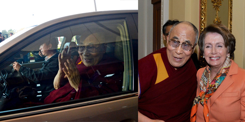 Dalai Lama Returns to Dharamshala, Congratulates Nancy Pelosi