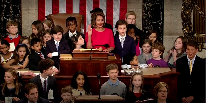 Nancy Pelosi Elected to a Historic Second Term As the Speaker