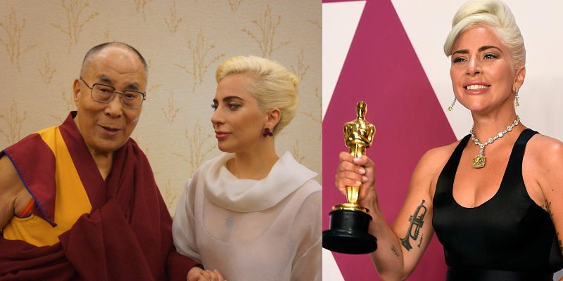 Lady Gaga Wins Oscars, China Hides it for Meeting Dalai Lama
