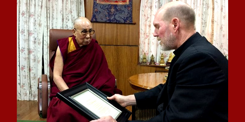 Pacem Award Brought from US, Awarded to Dalai Lama in India