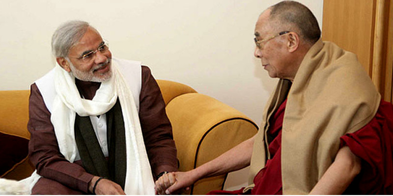 Dalai Lama Congratulates Modi on Impressive Return to Power
