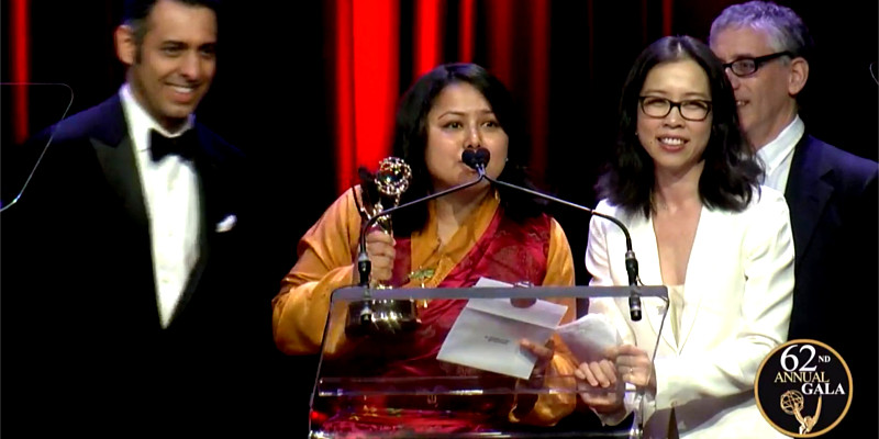 Young Tibetan Woman Wins Highest American Television Award