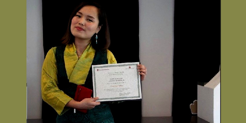 Tibetan Girl Awarded Exemplary Award at US University