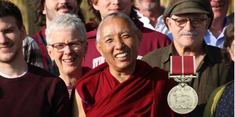 Tibetan Monk Awarded Prestigious British Empire Medal in UK