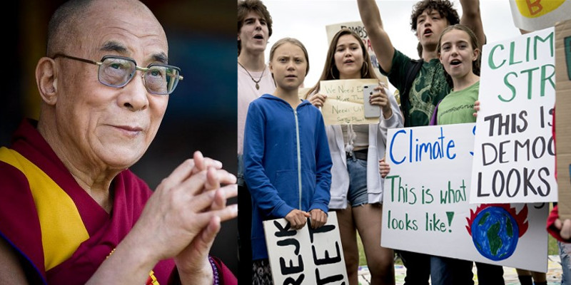 Dalai Lama Hails Global Climate Strike by Young Students