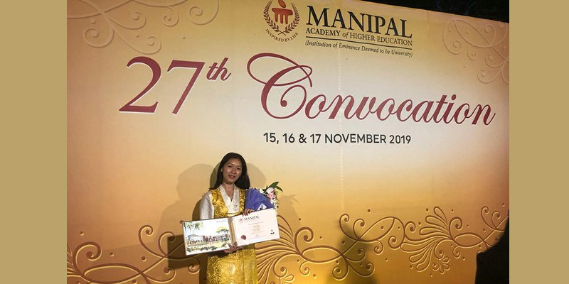 Tibetan Girl Awarded Gold Medal for Nursing Degree from Manipal