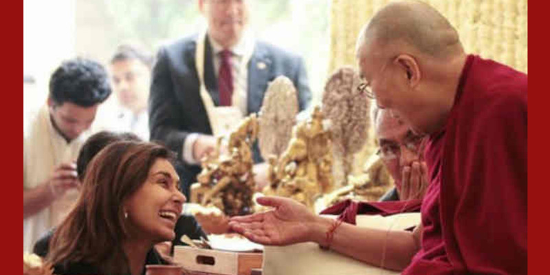 Bollywood Actor Lisa Ray Shares Dalai Lama’s Live Teachings With Fans